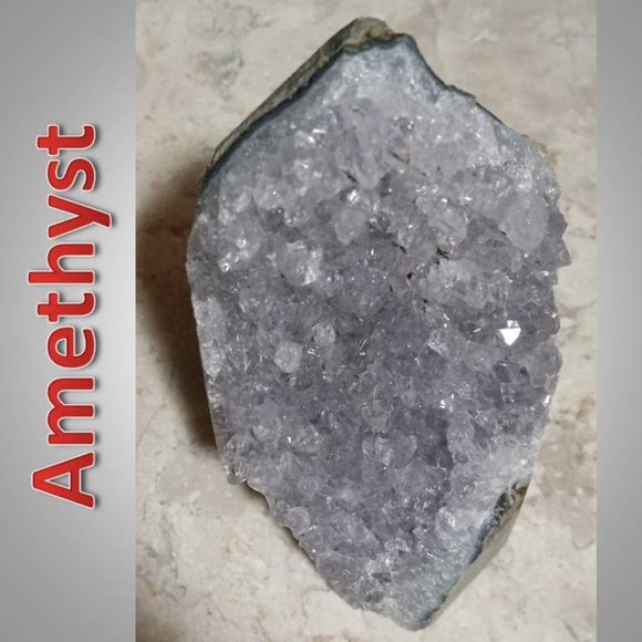 Other - Amethyst crystal druzy chunk FEBRUARY birthstone  CHAKRA stone AF01